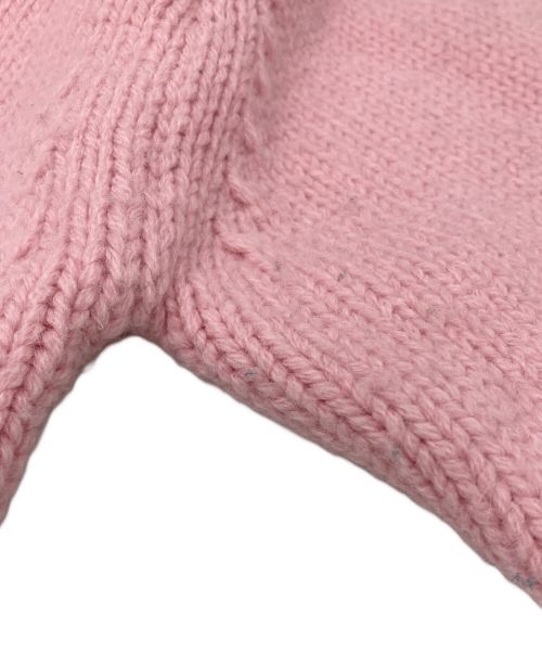 ASTRAET（アストラット）ASTRAET (アストラット) ダブルリブ ハイネックニット ピンク サイズ:FREEの古着・服飾アイテム