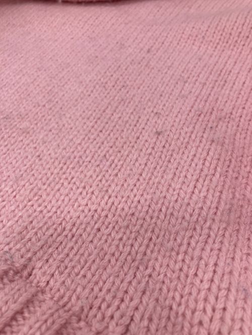 ASTRAET（アストラット）ASTRAET (アストラット) ダブルリブ ハイネックニット ピンク サイズ:FREEの古着・服飾アイテム