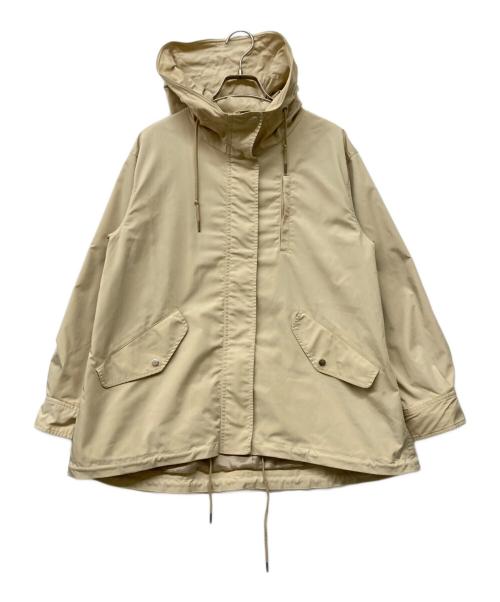 green label relaxing（グリーンレーベルリラクシング）green label relaxing (グリーンレーベルリラクシング) SC 撥水 ビッグ モッズコート ベージュ サイズ:38の古着・服飾アイテム