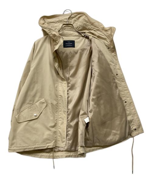 green label relaxing（グリーンレーベルリラクシング）green label relaxing (グリーンレーベルリラクシング) SC 撥水 ビッグ モッズコート ベージュ サイズ:38の古着・服飾アイテム