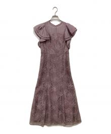 Mystrada（マイストラーダ）の古着「フレアスリーブドレス」｜ピンク