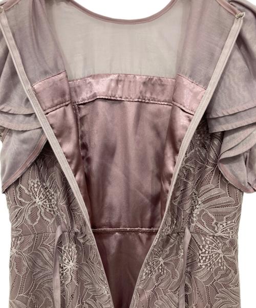 Mystrada（マイストラーダ）Mystrada (マイストラーダ) フレアスリーブドレス ピンク サイズ:38の古着・服飾アイテム