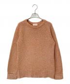 MEYAMEメヤメ）の古着「WOOL / CASHMERE CREW NECK PO」｜オレンジ