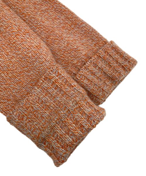 MEYAME（メヤメ）MEYAME (メヤメ) WOOL / CASHMERE CREW NECK PO オレンジ サイズ:Fの古着・服飾アイテム