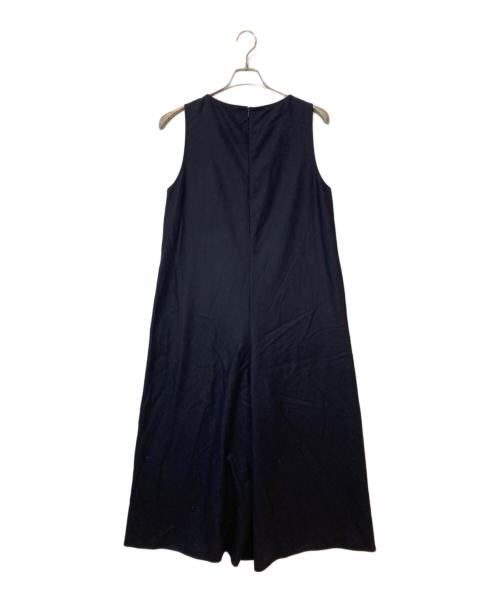 GALERIE VIE（ギャルリーヴィー）GALERIE VIE (ギャルリーヴィー) ウールフランネルオールインワン ネイビー サイズ:Fの古着・服飾アイテム