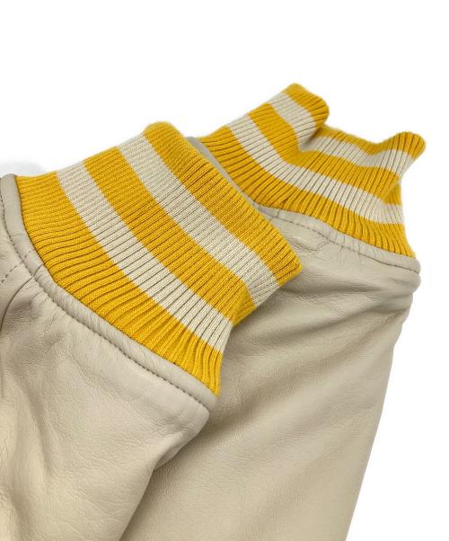 DEAR LAUREL（ディアローレル）DEAR LAUREL (ディアローレル) スタジャン イエロー×アイボリー サイズ:なしの古着・服飾アイテム