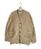 DEPAREILLEデパリエ）の古着「ウールカシミヤVネックカーディガン」｜ブラウン