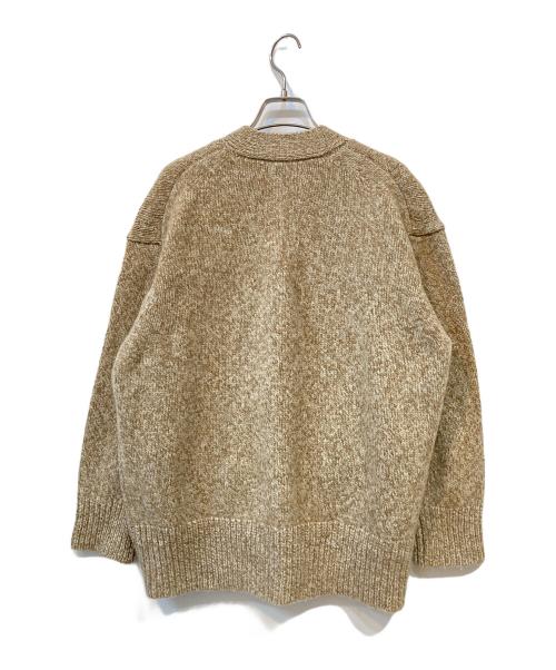 DEPAREILLE（デパリエ）DEPAREILLE (デパリエ) ウールカシミヤVネックカーディガン ブラウン サイズ:38の古着・服飾アイテム