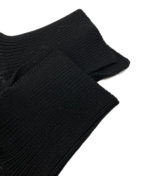 Adam et Rope（アダム エ ロペ）Adam et Rope (アダム エ ロペ) ループジャカードドットニットカーディガン ブラック サイズ:FREEの古着・服飾アイテム