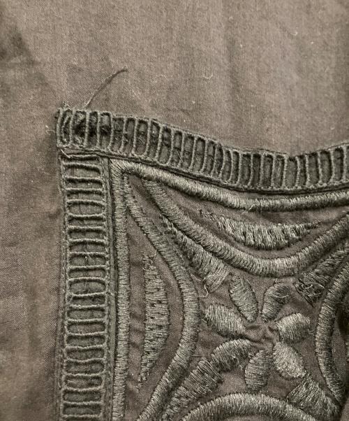 PLACE NATIONALE（プレイスナショナル）PLACE NATIONALE (プレイスナショナル) エンブロイダリーワンピース ブラック サイズ:SIZE 1の古着・服飾アイテム