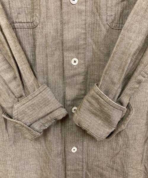 ticca（ティッカ）TICCA (ティッカ) コットンワークシャツワンピース カーキ サイズ:SIZE Freeの古着・服飾アイテム