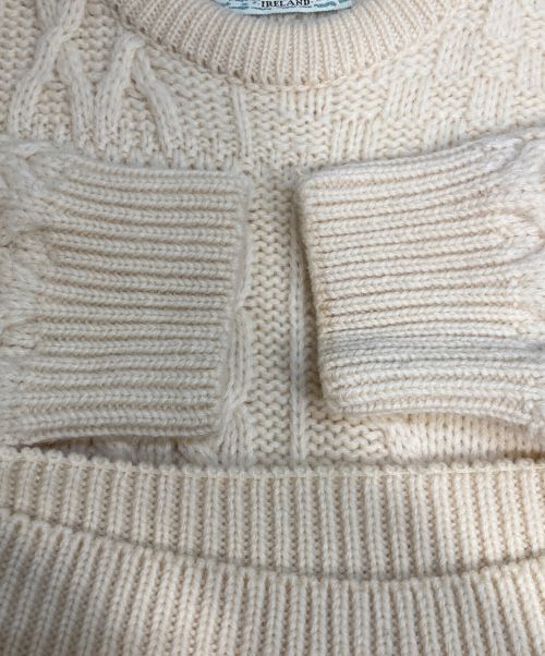 ARAN CRAFTS（アランクラフト）aran crafts (アランクラフト) アランニット アイボリー サイズ:Mの古着・服飾アイテム