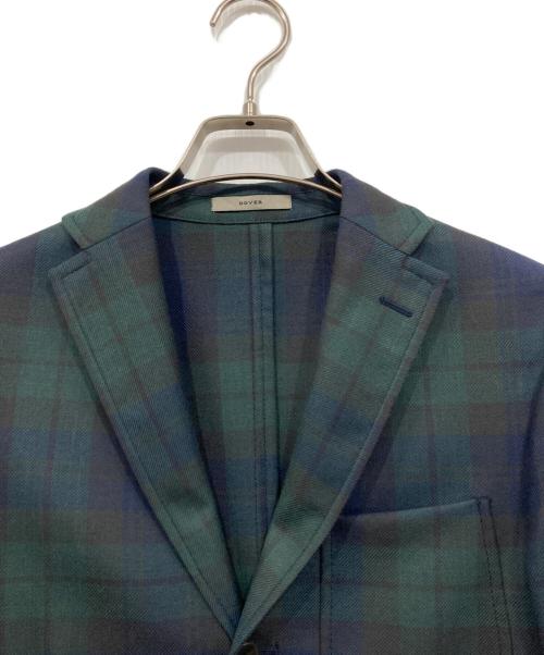 BOGLIOLI（ボリオリ）BOGLIOLI (ボリオリ) ブラックウォッチカスタムテーラードジャケット グリーン サイズ:44の古着・服飾アイテム
