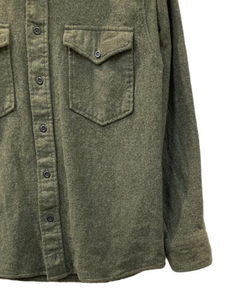 PENDLETON（ペンドルトン）PENDLETON (ペンドルトン) Outdoorsman (アウトドアズマン) ウールシャツ グリーン サイズ:Lの古着・服飾アイテム