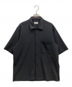 MACKINTOSH PHILOSOPHYマッキントッシュ フィロソフィー）の古着「ストレッチオープンカラーシャツ」｜ブラック