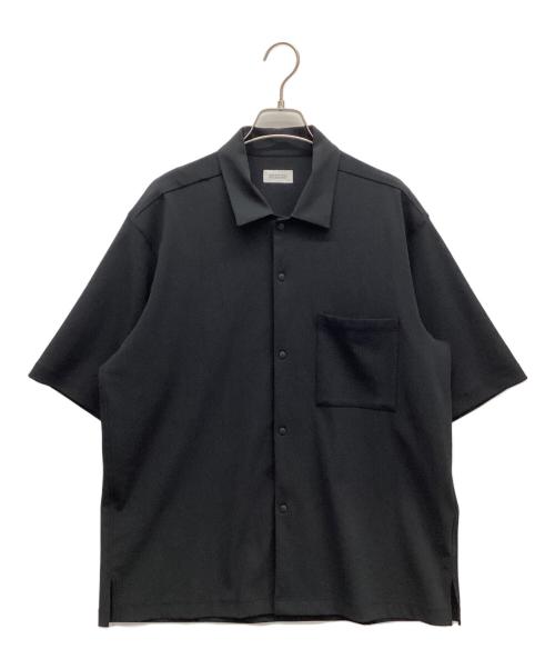 MACKINTOSH PHILOSOPHY（マッキントッシュ フィロソフィー）MACKINTOSH PHILOSOPHY (マッキントッシュ フィロソフィー) ストレッチオープンカラーシャツ ブラック サイズ:38の古着・服飾アイテム