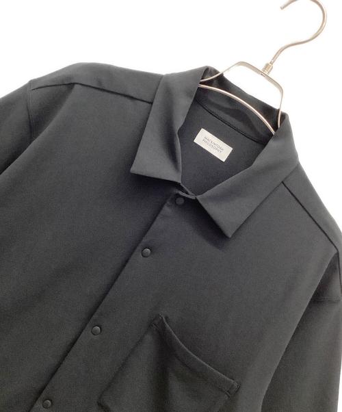 MACKINTOSH PHILOSOPHY（マッキントッシュ フィロソフィー）MACKINTOSH PHILOSOPHY (マッキントッシュ フィロソフィー) ストレッチオープンカラーシャツ ブラック サイズ:38の古着・服飾アイテム