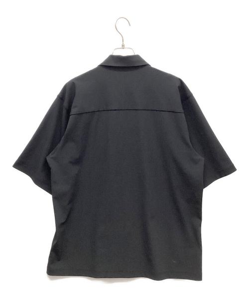 MACKINTOSH PHILOSOPHY（マッキントッシュ フィロソフィー）MACKINTOSH PHILOSOPHY (マッキントッシュ フィロソフィー) ストレッチオープンカラーシャツ ブラック サイズ:38の古着・服飾アイテム