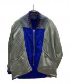 sacaiサカイ）の古着「Solid Shrivel Jacket」｜オリーブ×ブルー