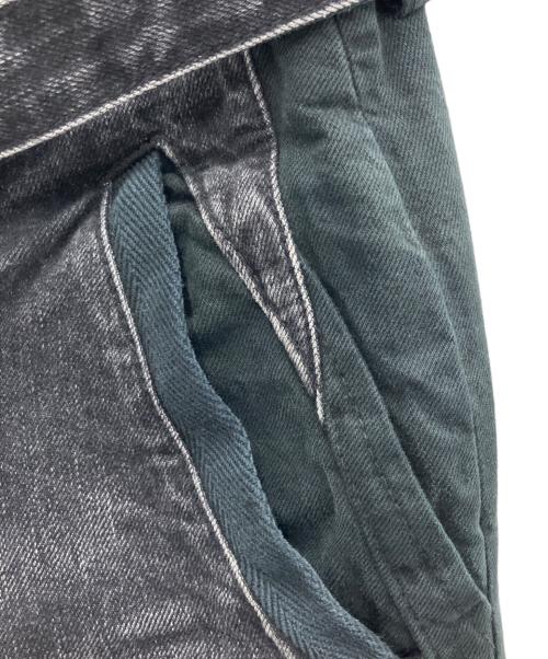 sacai（サカイ）sacai (サカイ) Patch Work Denim Pants ブラックの古着・服飾アイテム