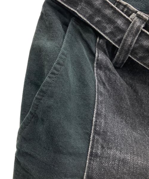 sacai（サカイ）sacai (サカイ) Patch Work Denim Pants ブラックの古着・服飾アイテム