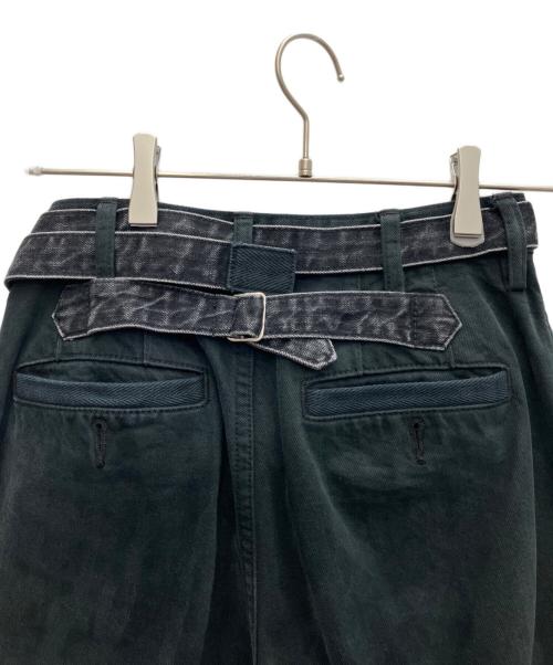 sacai（サカイ）sacai (サカイ) Patch Work Denim Pants ブラックの古着・服飾アイテム