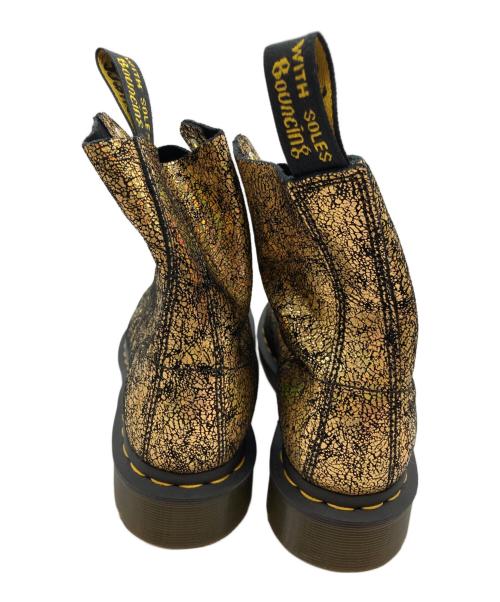 Dr.Martens（ドクターマーチン）Dr.Martens (ドクターマーチン) 1460 Pascal 8ホールブーツ ゴールド サイズ:UK4の古着・服飾アイテム