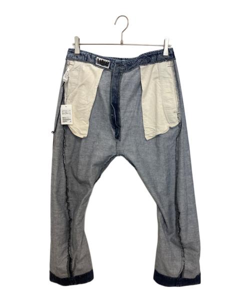 CLASS（クラス）CLASS (クラス) 立体裁断デニムパンツ ネイビー サイズ:3 未使用品の古着・服飾アイテム