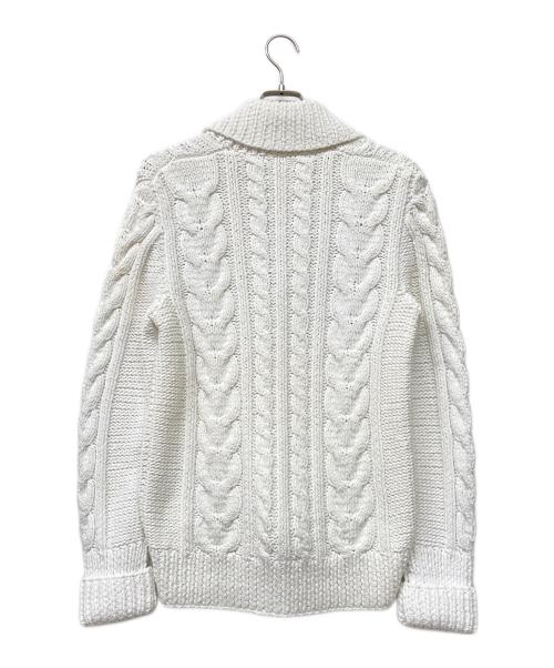 Maison Margiela（メゾンマルジェラ）Maison Margiela (メゾンマルジェラ) Hand knitted and aran jacket ホワイト サイズ:Sの古着・服飾アイテム