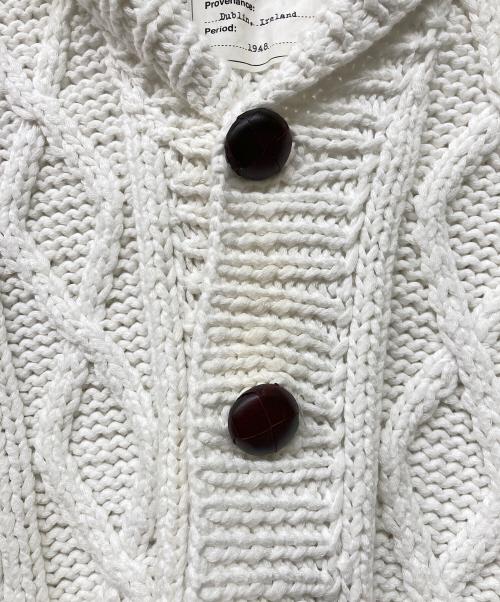 Maison Margiela（メゾンマルジェラ）Maison Margiela (メゾンマルジェラ) Hand knitted and aran jacket ホワイト サイズ:Sの古着・服飾アイテム