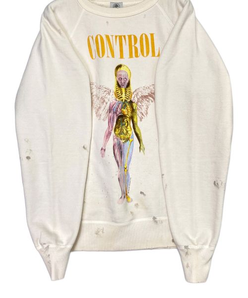SAINT MICHAEL（セントマイケル）SAINT MICHAEL (セントマイケル) スウェットシャツ ベージュ サイズ:Mの古着・服飾アイテム