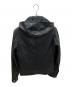 EMMETI (エンメティ) JURI HOODIE ラムレザージャケット ブラック サイズ:42：68000円