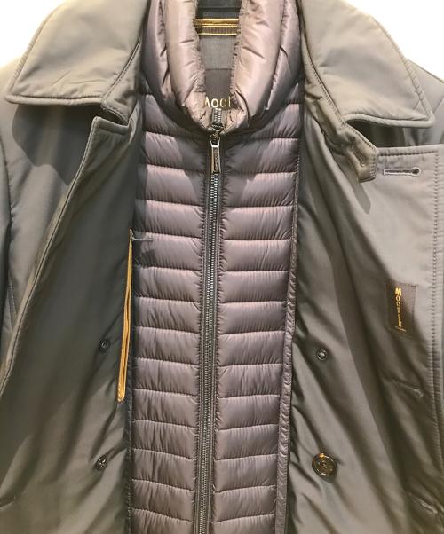 MOORER（ムーレー）MOORER (ムーレー) ダウンPコート カーキ サイズ:42の古着・服飾アイテム