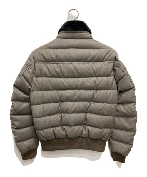 MOORER（ムーレー）MOORER (ムーレー) FANTONI-URLボンバージャケット ベージュ サイズ:44の古着・服飾アイテム