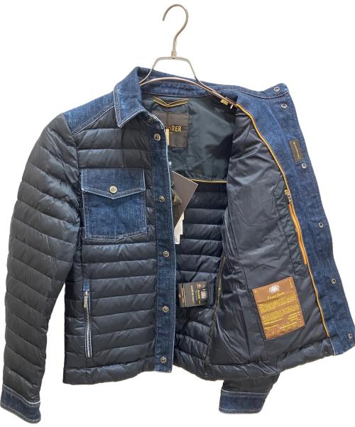 MOORER（ムーレー）MOORER (ムーレー) デニムナイロンダウンジャケット ネイビー サイズ:42の古着・服飾アイテム