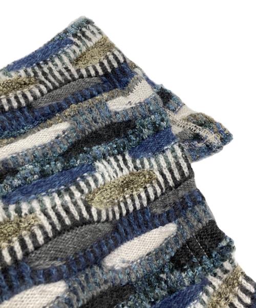 77circa（ナナナナサーカ）77circa (ナナナナサーカ) リメイク3Dニットスカート ブルー サイズ:FREEの古着・服飾アイテム