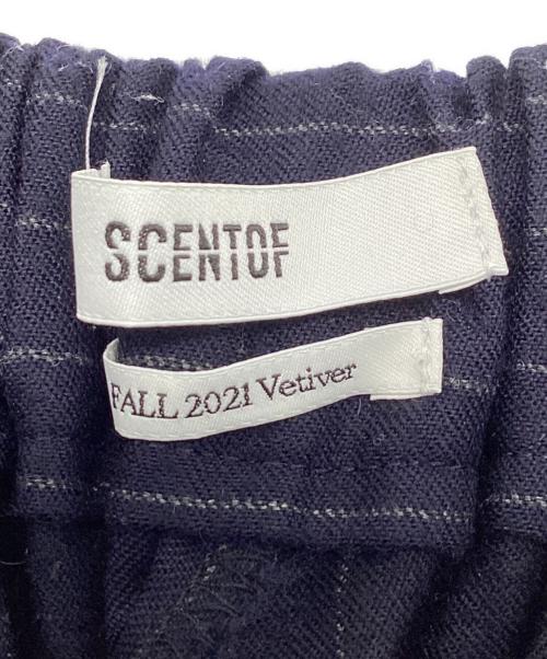SCENTOF（セントオブ）SCENTOF (セントオブ) サイドラインストライプパンツ ネイビー サイズ:36の古着・服飾アイテム
