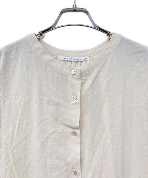 atelier naruse（アトリエナルセ）atelier naruse (アトリエナルセ) 25SS cotton boyle long shirt ベージュ サイズ:FREEの古着・服飾アイテム