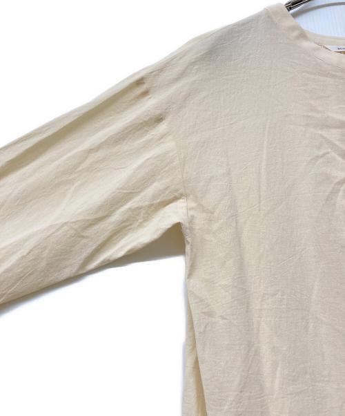 atelier naruse（アトリエナルセ）atelier naruse (アトリエナルセ) 25SS cotton boyle long shirt ベージュ サイズ:FREEの古着・服飾アイテム