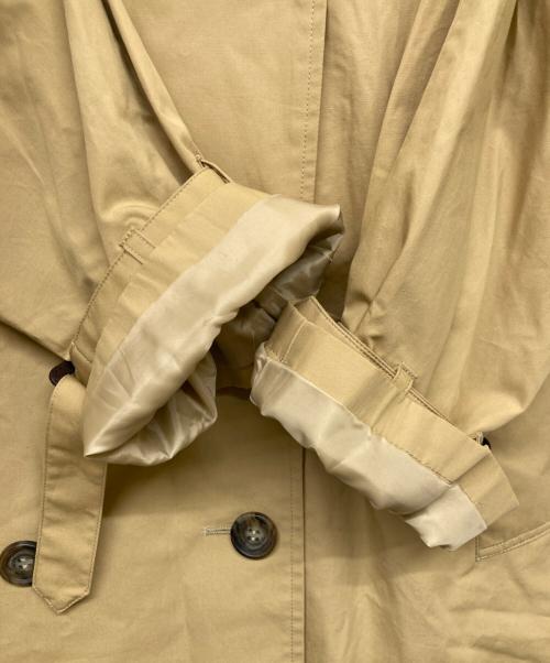 CLANE（クラネ）CLANE (クラネ) 2WAY SQUARE SLEEVE TRENCH COAT ブラウン サイズ:1の古着・服飾アイテム