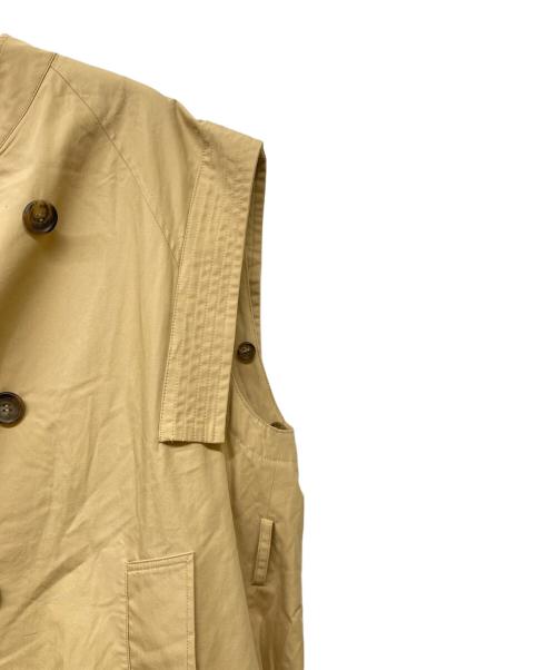 CLANE（クラネ）CLANE (クラネ) 2WAY SQUARE SLEEVE TRENCH COAT ブラウン サイズ:1の古着・服飾アイテム
