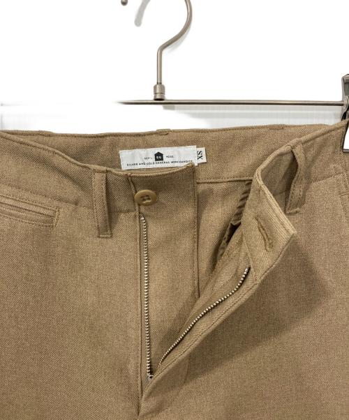 SILVER AND GOLD GENERAL MERCHANDISE（シルバーアンドゴールドジェネラルマーチャンダイズ）SILVER AND GOLD GENERAL MERCHANDISE (シルバーアンドゴールドジェネラルマーチャンダイズ) トラウザーパンツ ブラウン サイズ:XS 未使用品の古着・服飾アイテム