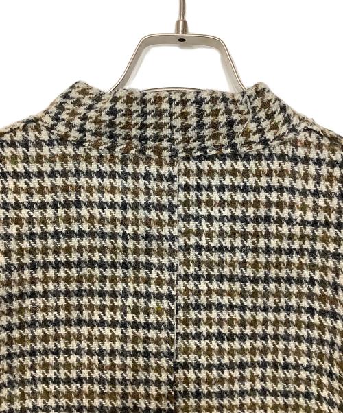 SUBTLE AUTHENTIC（サートルオーセンティック）SUBTLE authentic (サートルオーセンティック) Harris Tweed (ハリスツイード) TWEED CARDIGAN ブラウン サイズ:3の古着・服飾アイテム
