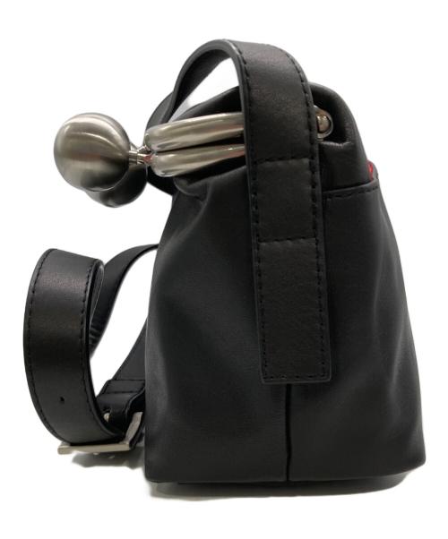 kawa-kawa（カワカワ）kawa-kawa (カワカワ) kuchiganeスクエアポシェット ブラックの古着・服飾アイテム