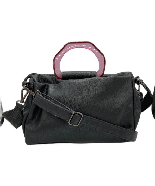 ear PAPILLONNER（イアパピヨネ）ear PAPILLONNER (イアパピヨネ) Dパーツミドルショルダーバッグ ブラックの古着・服飾アイテム