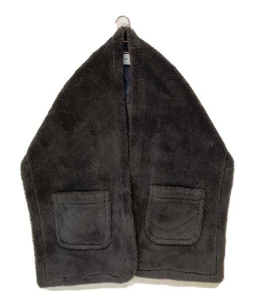 haunt（ハウント）HAUNT (ハウント) ボアストール ダークグレー サイズ:Fの古着・服飾アイテム