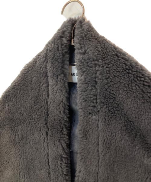 haunt（ハウント）HAUNT (ハウント) ボアストール ダークグレー サイズ:Fの古着・服飾アイテム