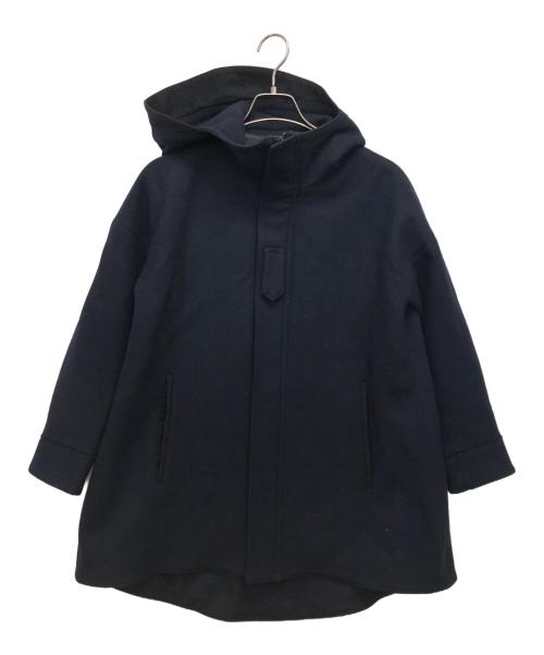 THE RERACS（ザ リラクス）THE RERACS (ザ リラクス) ウールフーデッドコート ネイビー サイズ:36の古着・服飾アイテム