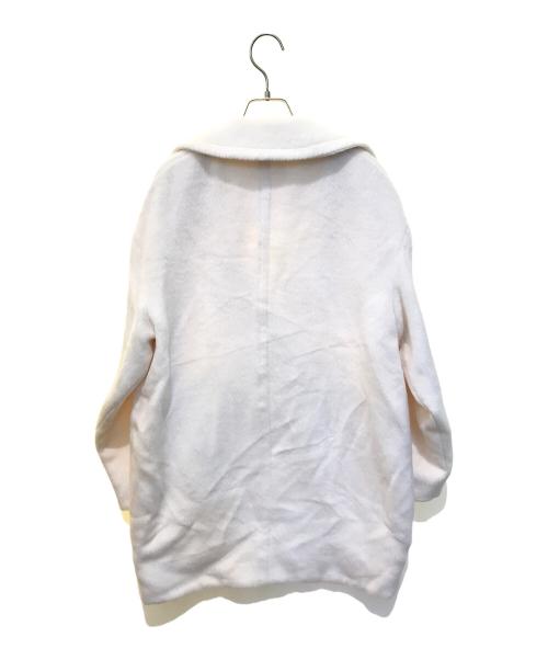 BARNEYS NEWYORK（バーニーズ・ニューヨーク）BARNEYS NEWYORK (バーニーズ・ニューヨーク) アルパカ×ウール素材シャギーコート 2204270 アイボリー サイズ:Freeの古着・服飾アイテム