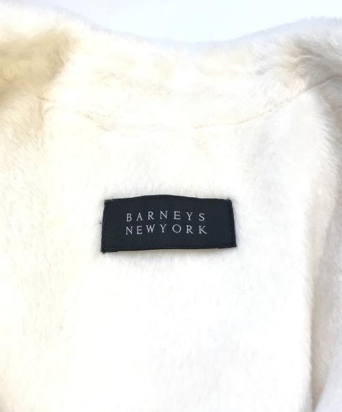 BARNEYS NEWYORK（バーニーズ・ニューヨーク）BARNEYS NEWYORK (バーニーズ・ニューヨーク) アルパカ×ウール素材シャギーコート 2204270 アイボリー サイズ:Freeの古着・服飾アイテム